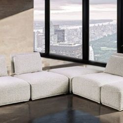 Brand New Grey Modern Style Modular Design Sectional Sofa 