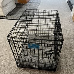 Dog Crate With Bed
