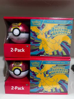 Ascended Heroes 2-Pack Pokémon (2 Boxes)