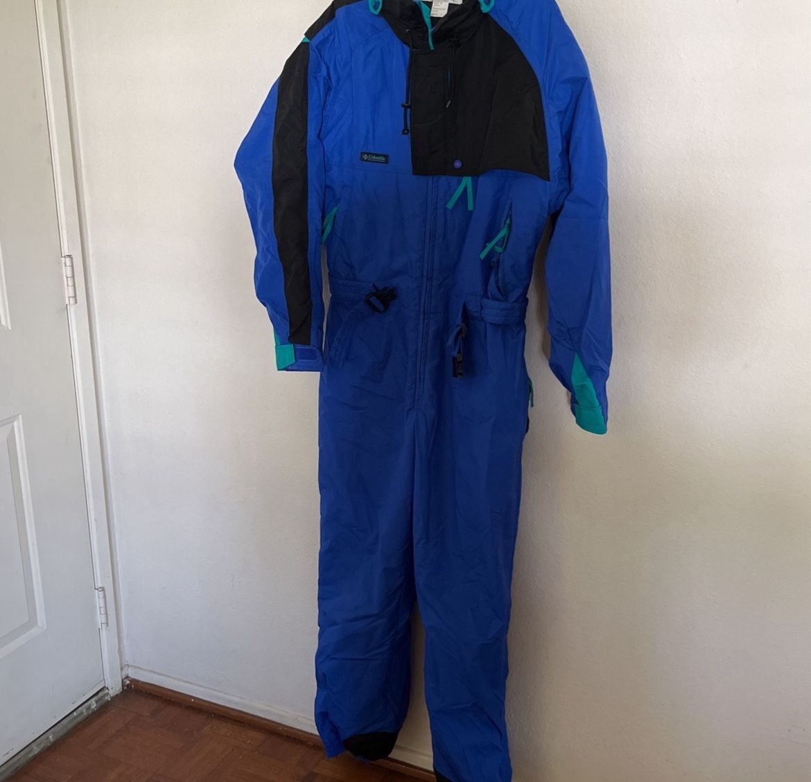 Vintage 90s Columbia insulated zip-front ski snow suit jumpsuit