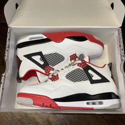 Size 10 - Fire Red Jordan 4s