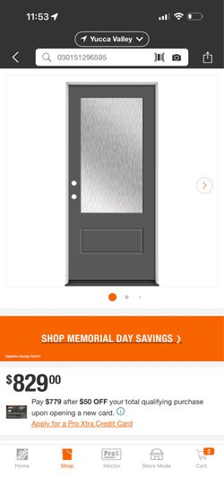 36 36 in. x 80 in. MPDS VistaGrande left-Hand