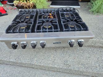 Viking 6-Burner Gas Rangetop Stainless Steel