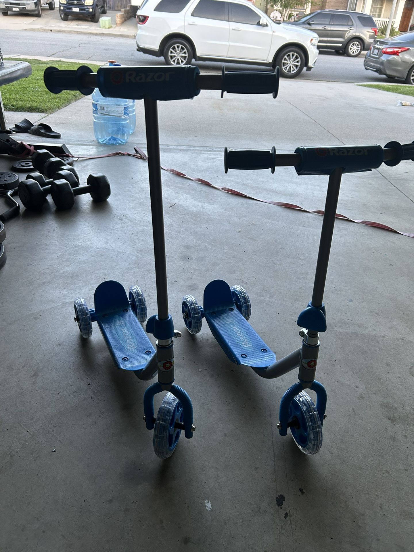 Two 2 Small Child Kid Toddler Scooter
