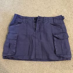 Navy Blue Mini Brandy Melville Skirt