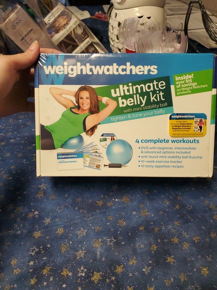 The Weight Watchers Ultimate Belly Kit DVD & Mini Stability Ball
