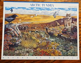 USPS Arctic Tundra 37¢ Stamp Sheet