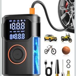 Tire Inflator Portable Air Compressor-150PSI Cordless Tire Air Pump