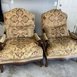 Two matching chairs