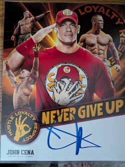 John Cena/AJ Styles Official Autograph