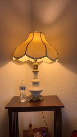 Vintage porcelain lamp