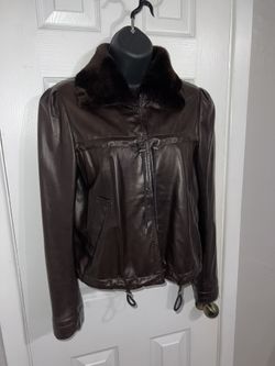 Brown Leather Jacket 