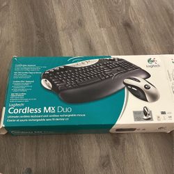 Logitech MX700 Cordless Optical Mouse And Keyboard Brand New In Box Apple Mac iPad Laptop Or Desktop Computer 