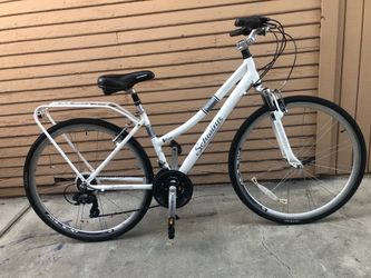 Schwinn Commuter Bicycle with Bike Rack