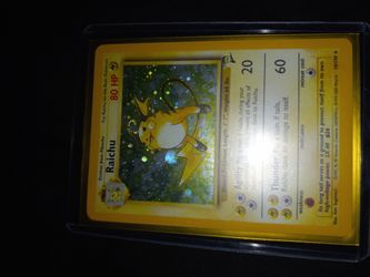 Raichu Pokemon Card 