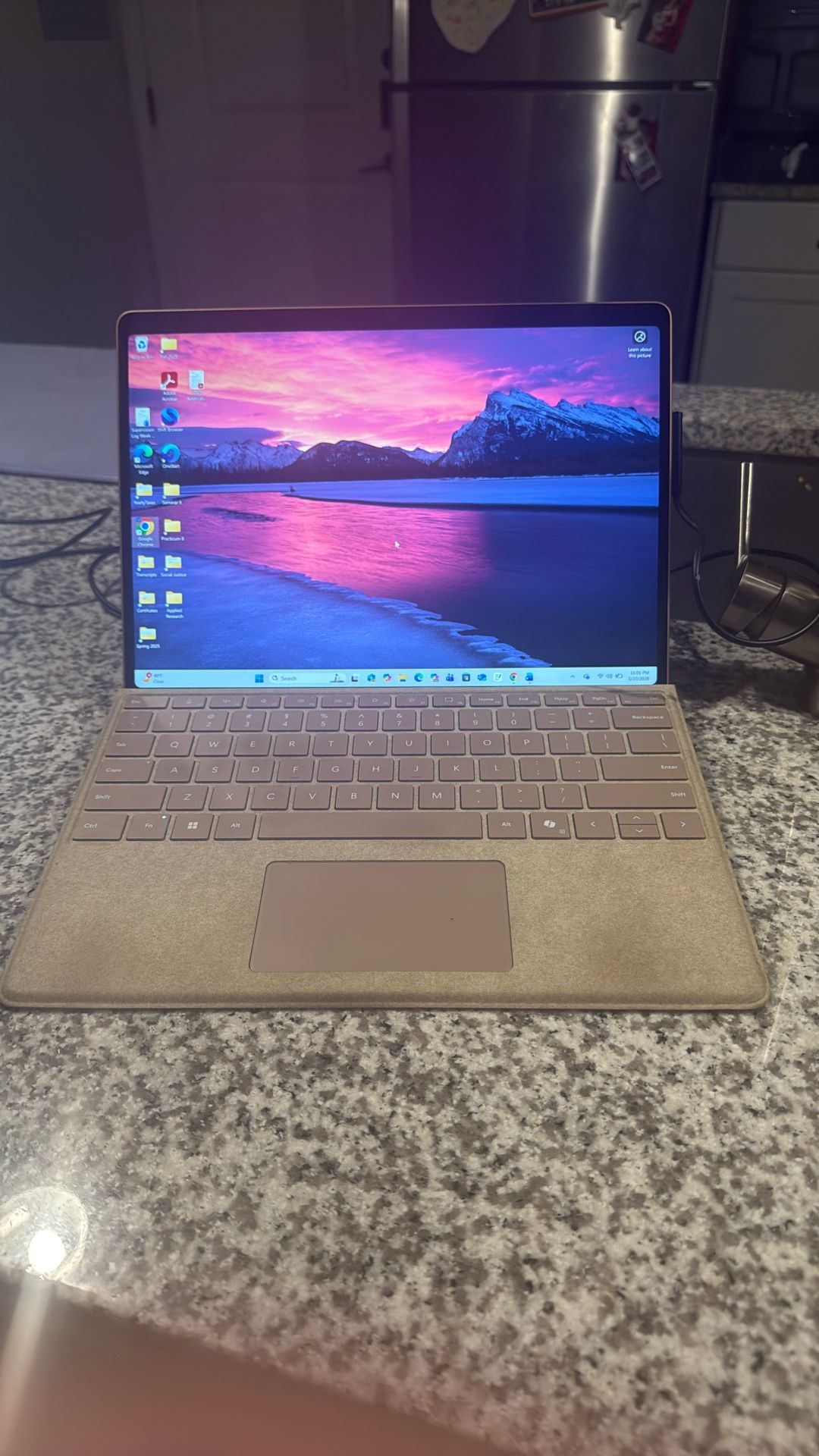 Microsoft Surface Pro 11 Copilot+ Keyboard Color- Pink