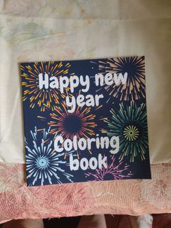 Happy New Year's coloring book