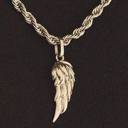 Angel Pendant Chain New Gold 