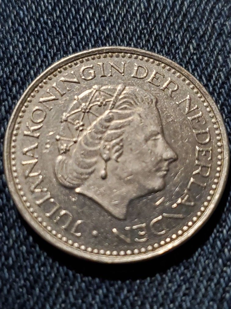 1973 Neatherlands 25 Cent Coin!