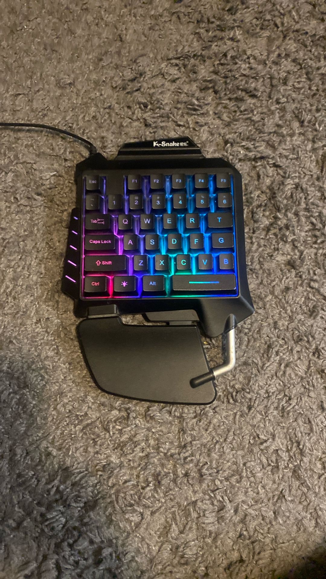 K Snake One Handed Gaming Keyboard
