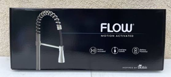Slow Motion Activated Kitchen Faucet