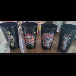 4 Ed Hardy Glass
