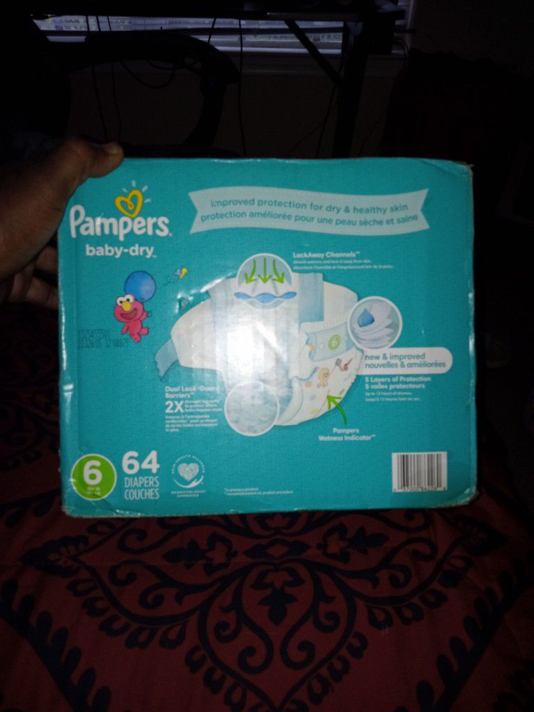 64 Pampers Baby Dry