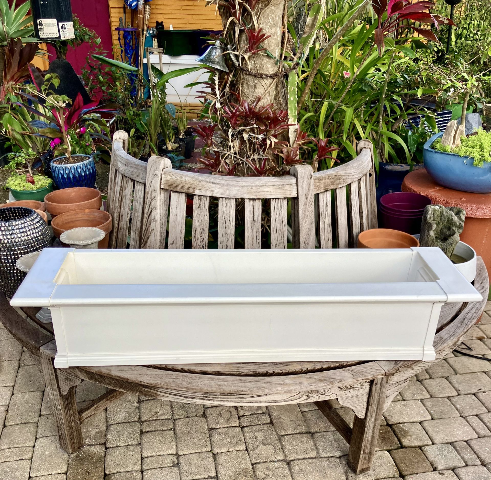 3’ Self Watering Window Box: 36”W x 12”D x 10”H
