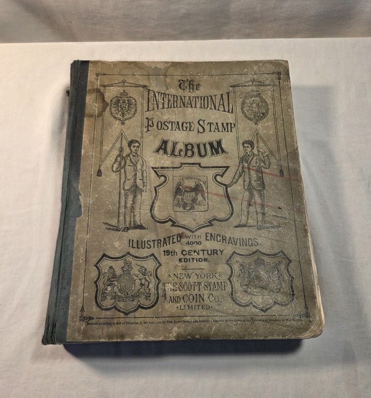 The International Postage Stamp Album Illustrated with Engravings. 20th Century Edition. 1(contact info removed). Hardcover