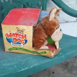 Watch dog action plush toy
