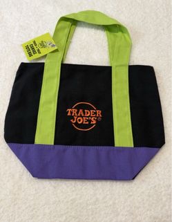 Trader Joe’s Halloween mini tote multi color NWT