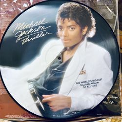 Michael Jackson Thriller Picture Vinyl Record