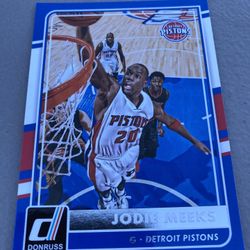 2015 Donruss Jodie Meeks #6 Detroit Pistons