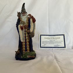 Guardian of the crystal Danbury porcelain wizard figurine