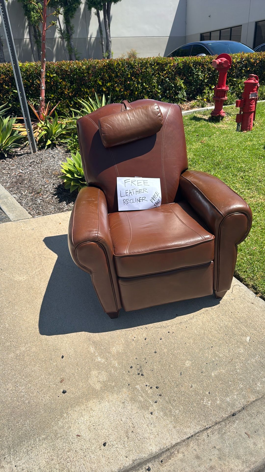 Free Leather Recliner