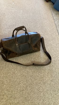 Komal C Leather Duffle Bag exc condition