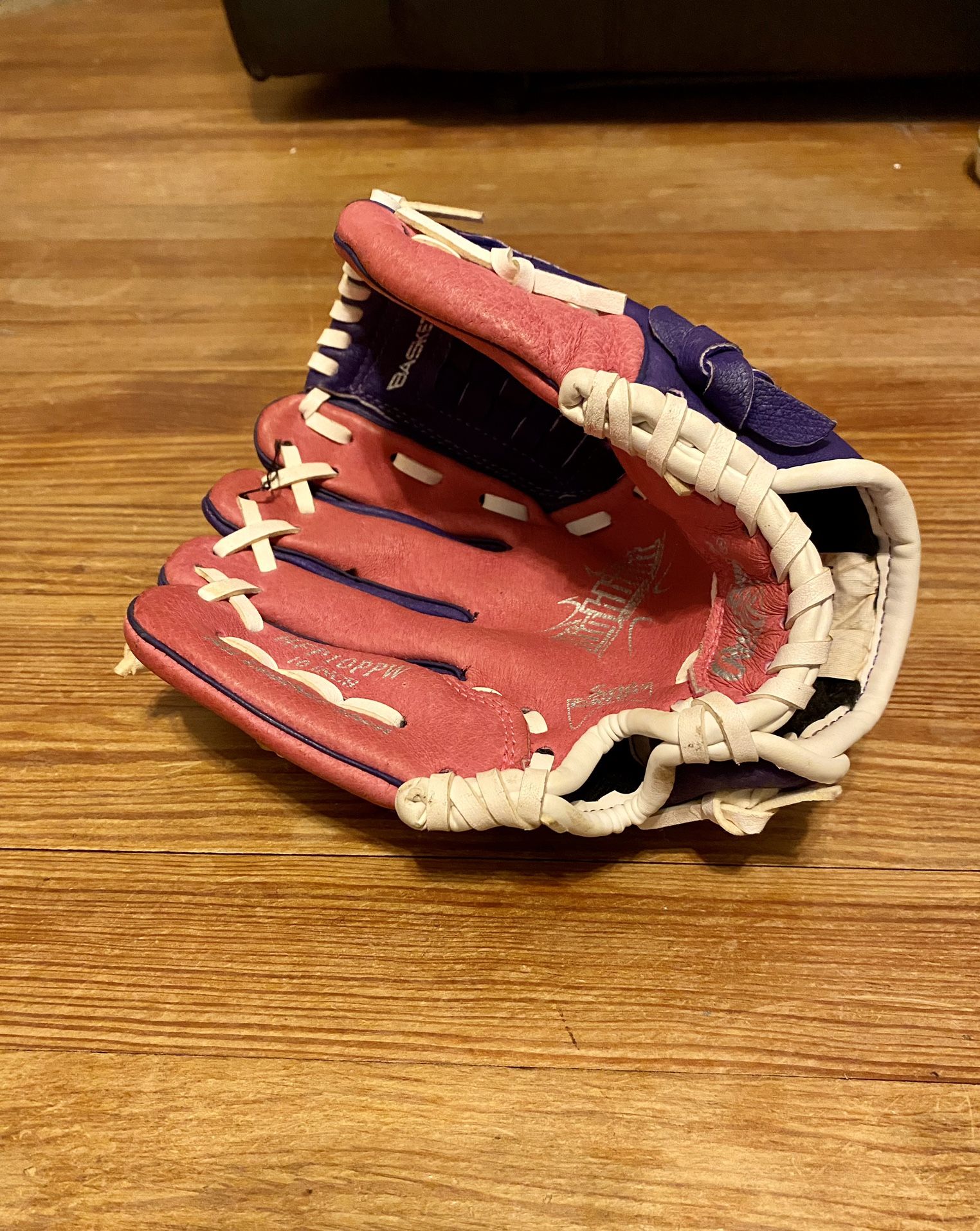 Rawlings , Highlight, Girls T-Ball, Purple & Pink Baseball Glove