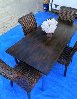 Pier One Imports ~ Wicker Dining Set