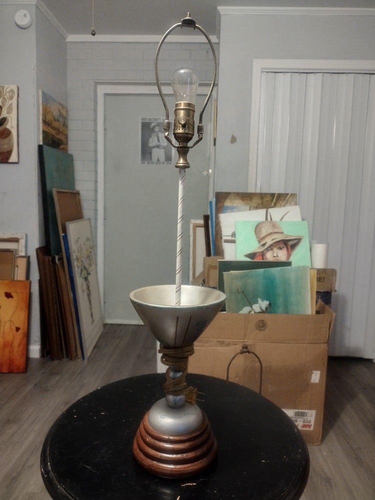 Extremely Rare Wildwood Martini Lamp