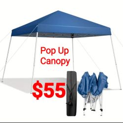 10x10 (8x8 Top) Ez Pop-Up Tent, Sun Protection And Waterproof, Quick Opening & Portable, Multi-purpose For Camping/ Garden/ Sports / buisness and more