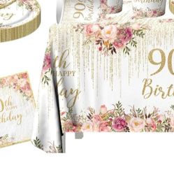 90th Birthday Party Supplies