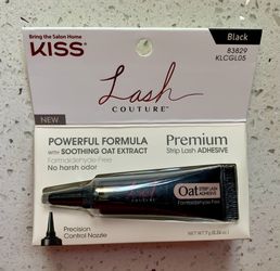 KISS Lash Adhesive Oat Extract Black (2 Pack)