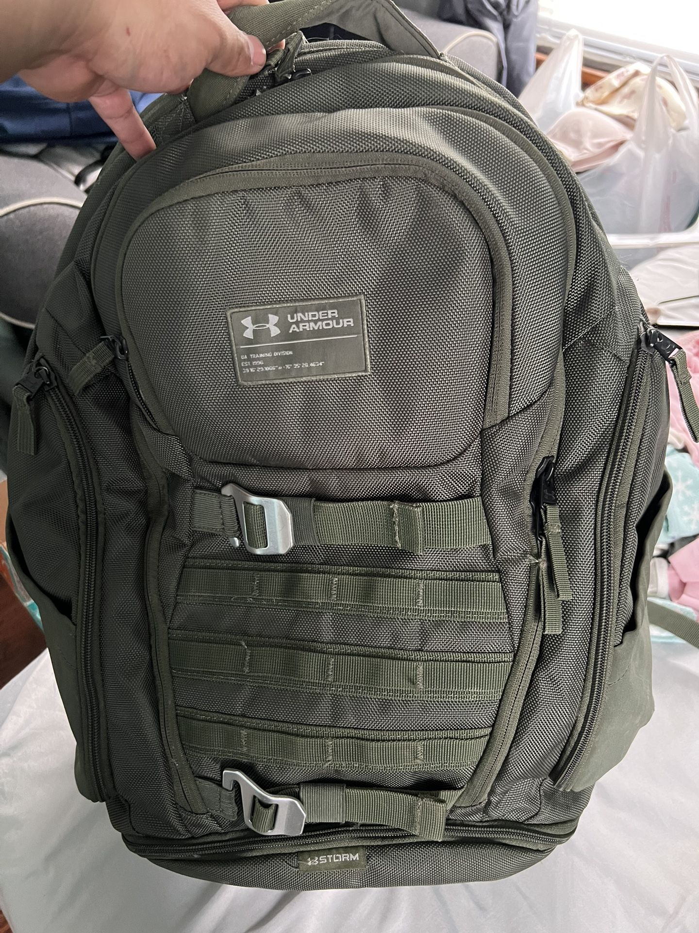 Under Armour Training Division Green Backpack