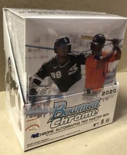 2020 BOWMAN CHROME BASEBALL Hobby Box...BEST PRICE ANYWHERE!