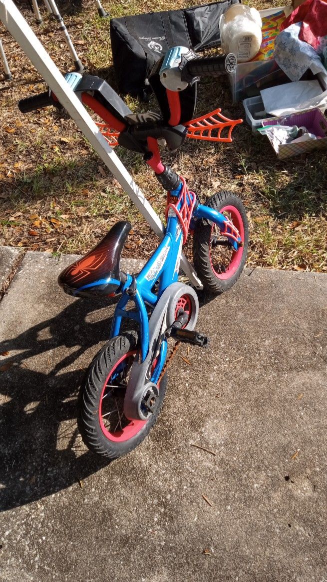 Spiderman Toddler Bike