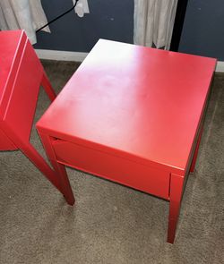 Red Nightstands