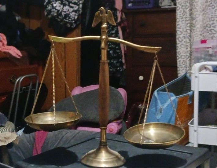 Vintage Brass Balance Scales