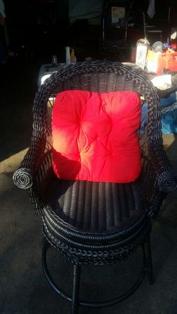 Pier 1 swivel chair outdoor indoor he's for sale too