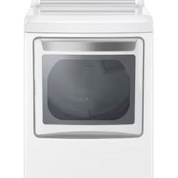 LG EasyLoad 7.3-cu ft Vented Electric Dryer ( White ) - DLE7400WE
