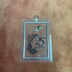 25th Anniversary hanging wall decoration